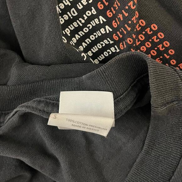 Vintage Justin Timberlake Man of the Woods Concert T-Shirt Small Cities Dates - Picture 5 of 5